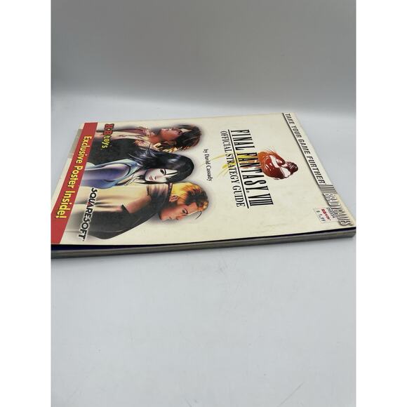 Final Fantasy VIII Official Strategy Guide With Poster: KB TOYS Exclusive - Picture 3 of 8